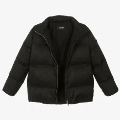 Black Barocco Down-Padded Coat