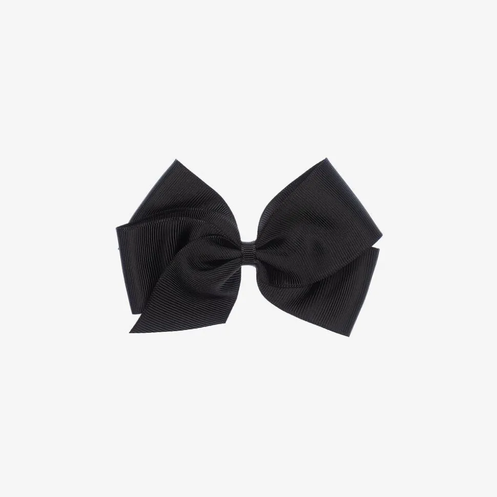 Black Bow Hair Clip (12cm)