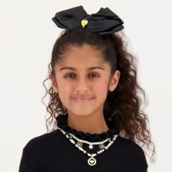 Black Bow Hair Clip (19cm)