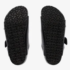 Black Buckle Sandals