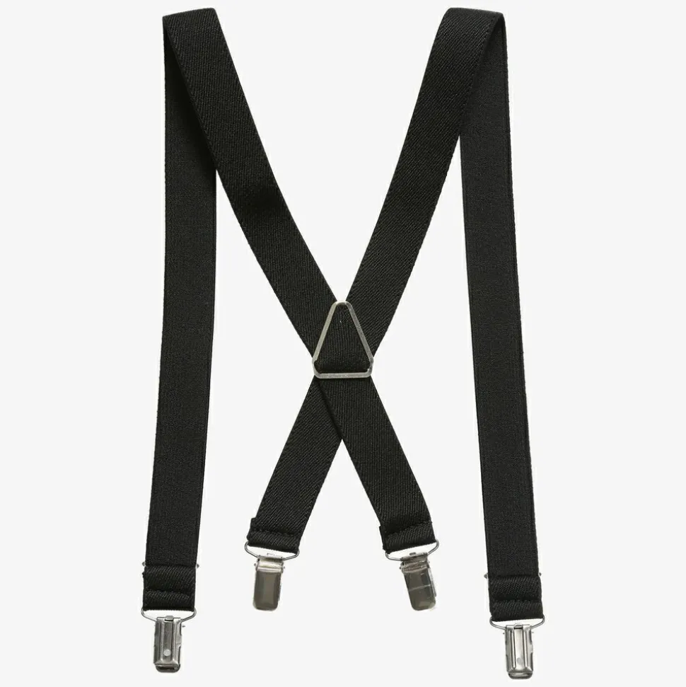 Black Clip-On Braces