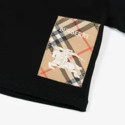 Black Cotton Baby T-Shirt