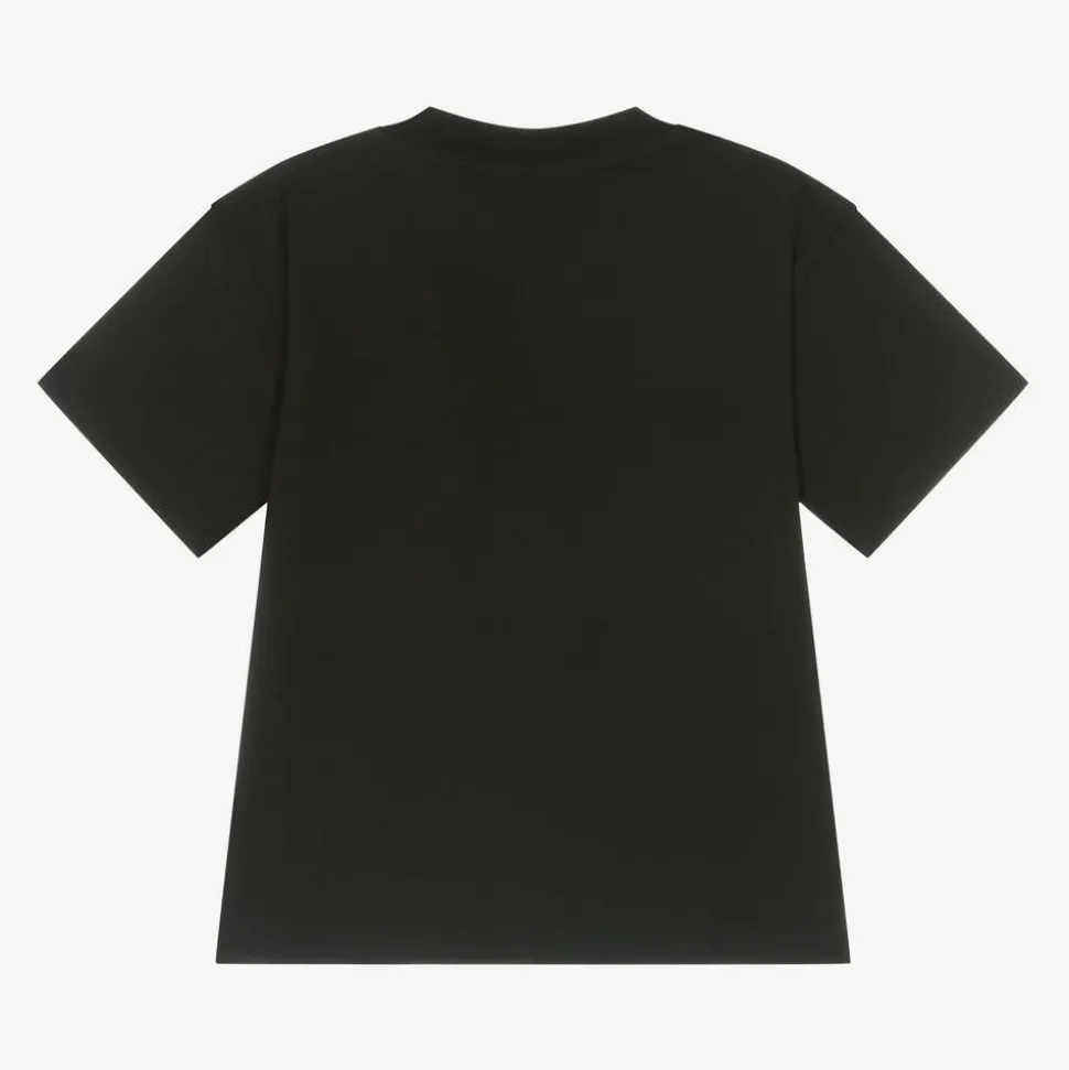 Black Cotton Jersey T-Shirt