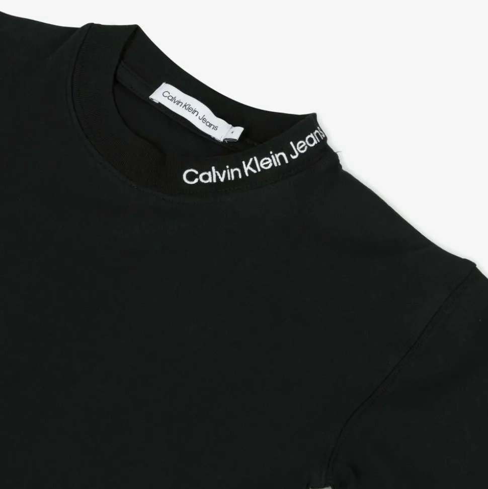 Black Cotton Jersey T-Shirt