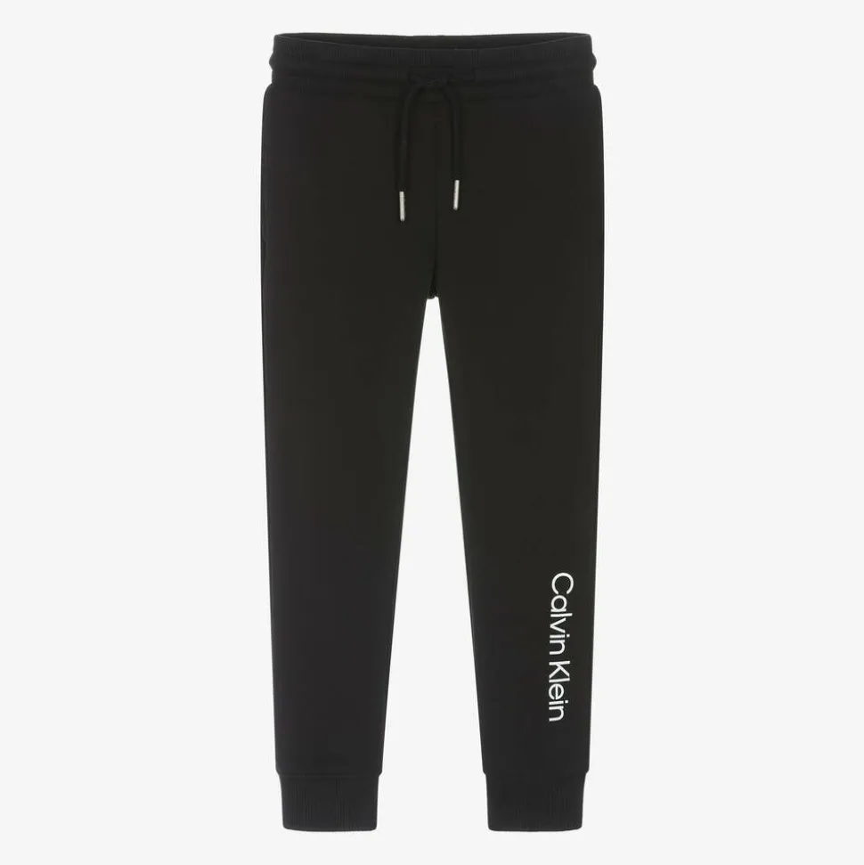 Black Cotton Joggers