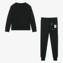 Black Cotton M Logo Tracksuit