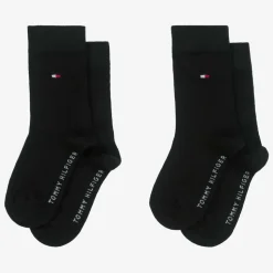 Black Cotton Socks (2 Pack)
