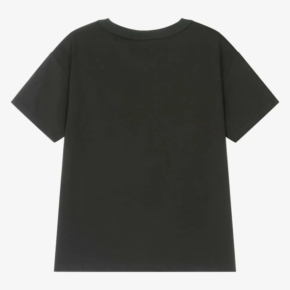 Black Cotton Star T-Shirt