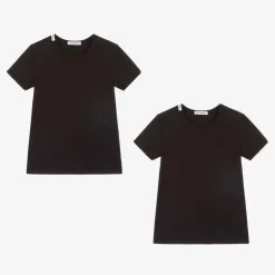 Black Cotton T-Shirts (2 Pack)