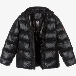 Black Down Padded Crofton Puffer Jacket