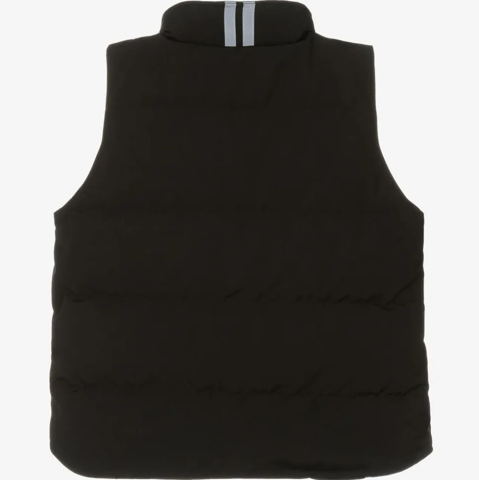 Black Down Padded Vanier Gilet