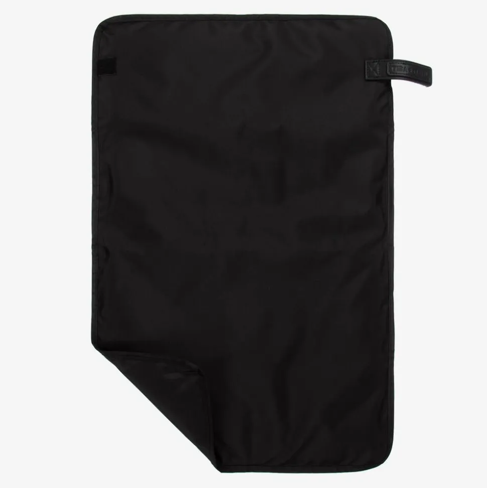 Black Faux Leather Changing Bag (34cm)