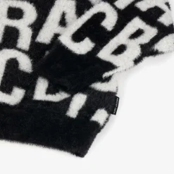 Black Fluffy Knitted Sweater