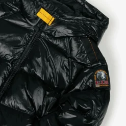 Black Hooded Down Puffer Jacket