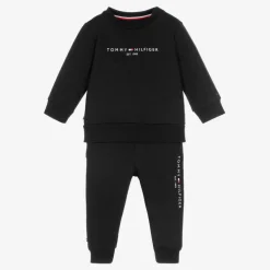 Black Logo Baby Tracksuit