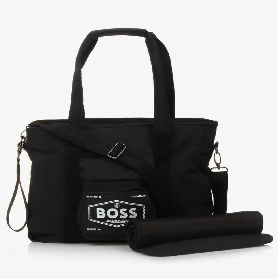 Black Logo Changing Bag (39cm)