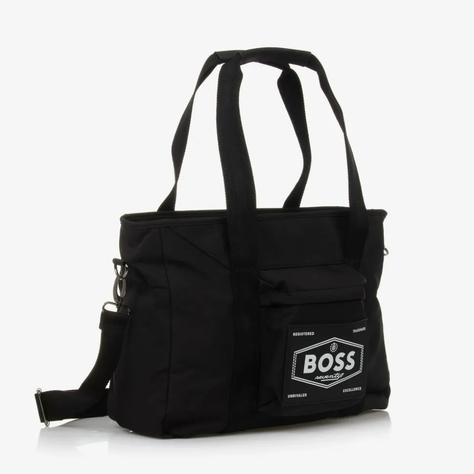 Black Logo Changing Bag (39cm)