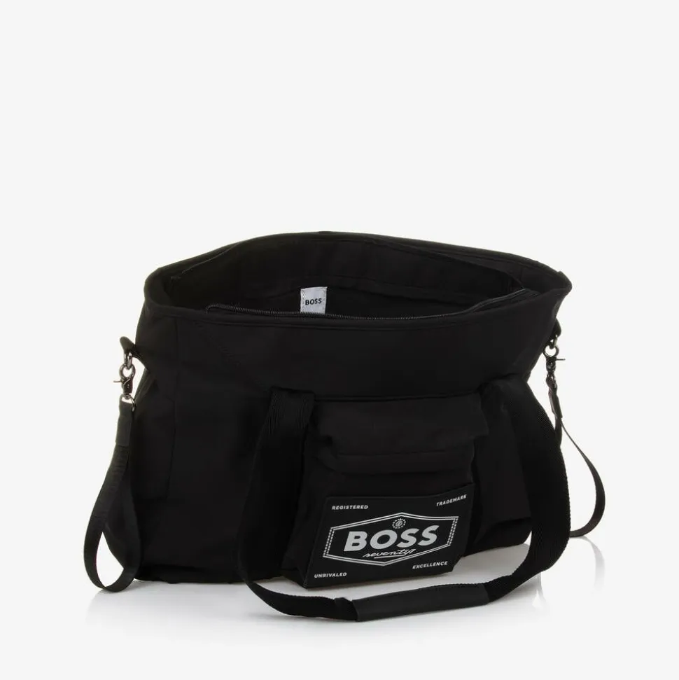 Black Logo Changing Bag (39cm)