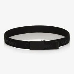 Black Logo Web Belt