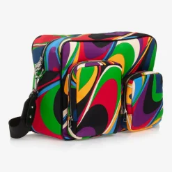 Black Onde Print Changing Bag (38cm)