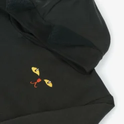 Black Organic Cotton Cat Hoodie