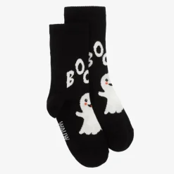 Black Organic Cotton Ghost Socks