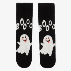 Black Organic Cotton Ghost Socks