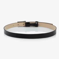 Black Patent Leather Belt