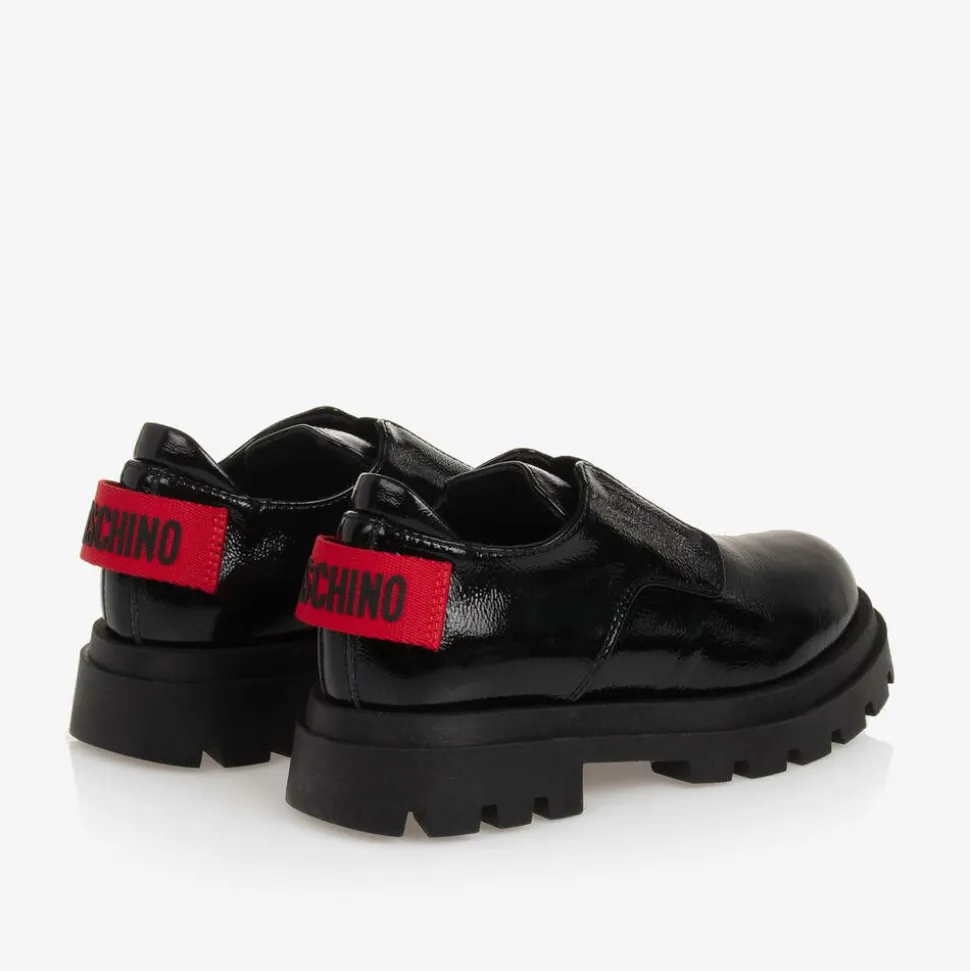 Black Patent Leather Loafers