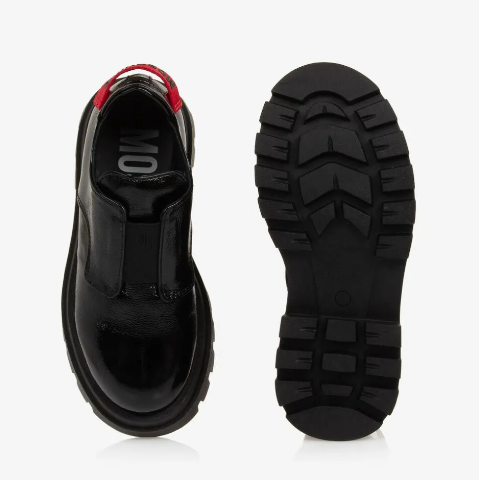 Black Patent Leather Loafers