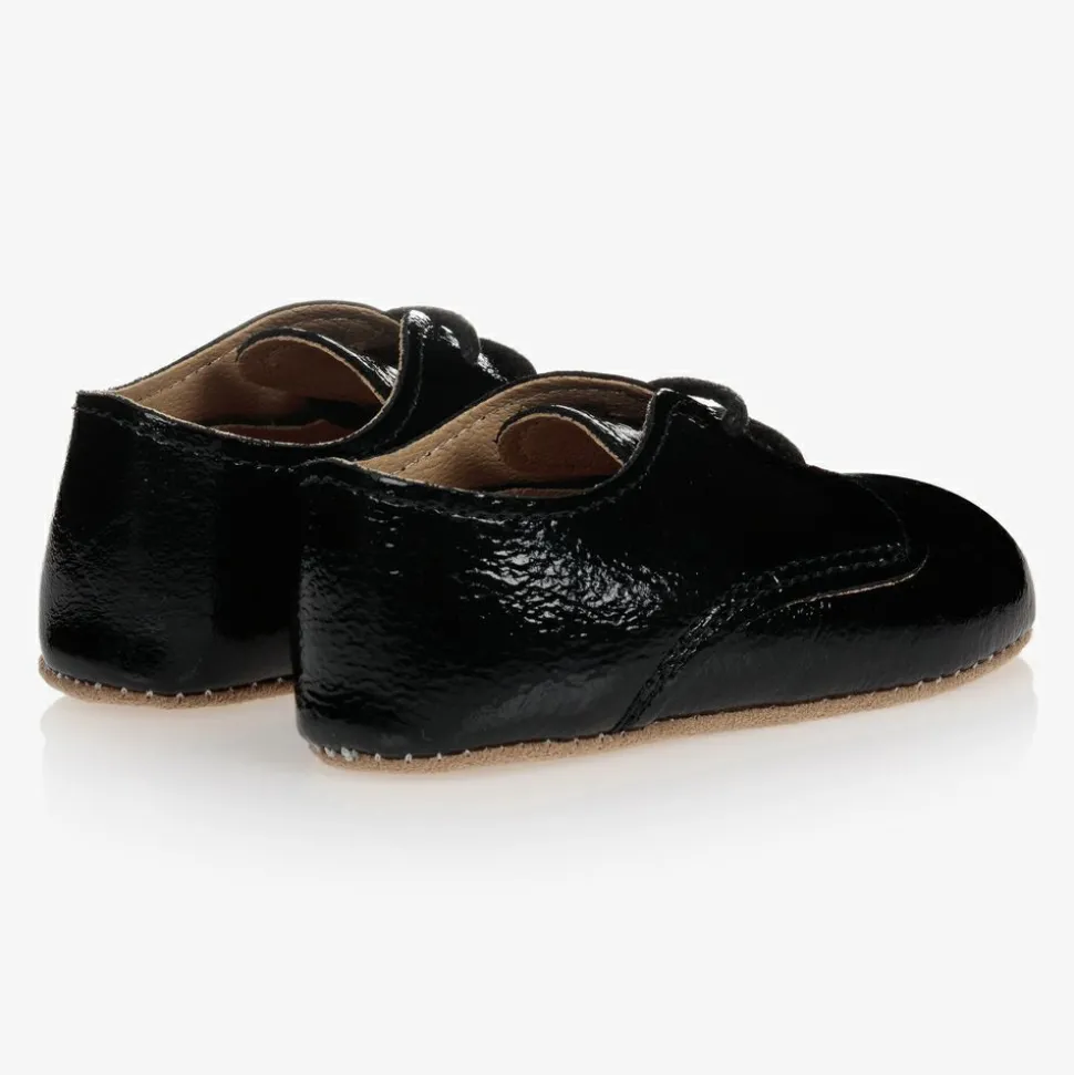 Black Patent Pre-Walker Shoes