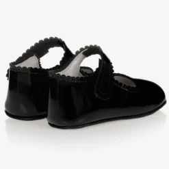 Black Patent Pre-Walker Shoes