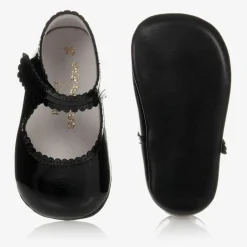 Black Patent Pre-Walker Shoes
