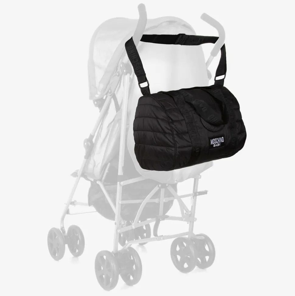 Black Quilted Changing Bag (34cm)