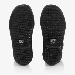 Black Rubber Rain Boots