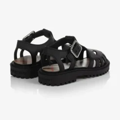 Black Rubber Sandals