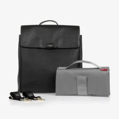 Black St James Leather Changing Bag (37cm)