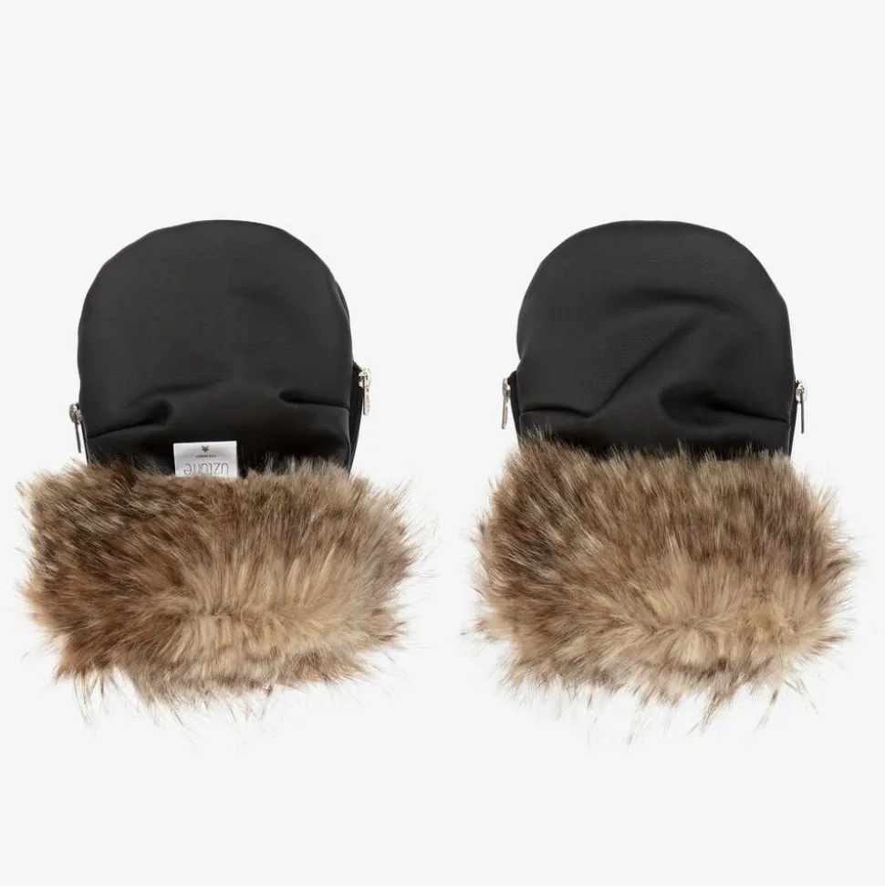 Black Stroller Mittens