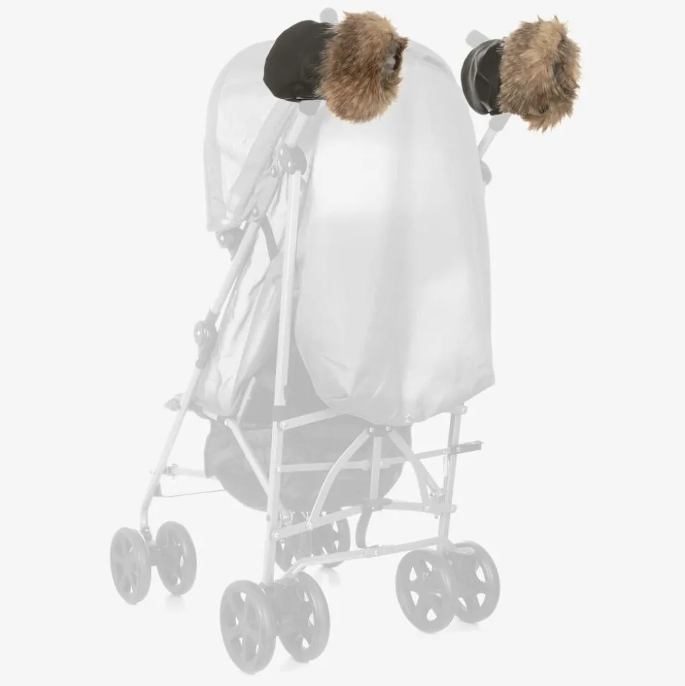 Black Stroller Mittens