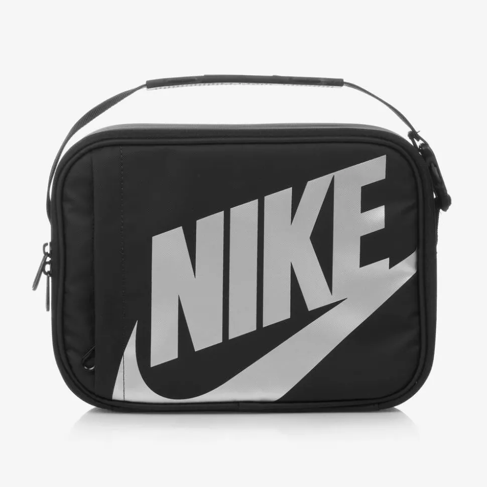 Black Swoosh Logo Lunch Bag (26cm)