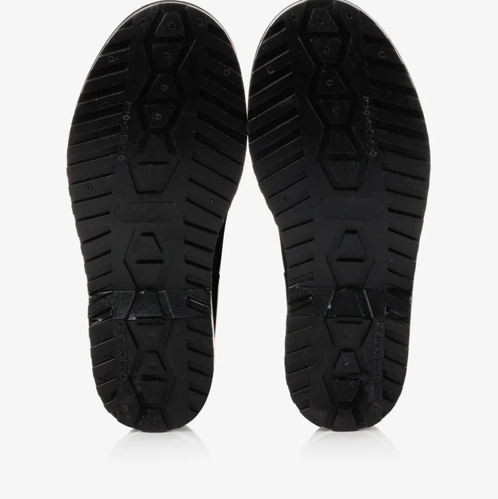 Black Teddy Bear Rain Boots