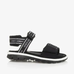 Black Velcro Sandals