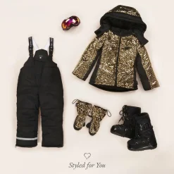 Black Waterproof Ski Trousers