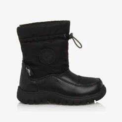 Black Waterproof Snow Boots
