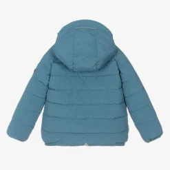 Blue & Green Reversible Puffer Jacket