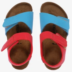 Blue & Red Sandals