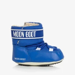 Blue & White Baby Moon Boots
