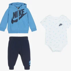 Blue & White Tracksuit Set