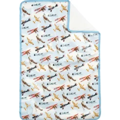 Blue Aeroplane Baby Changing Bag (36cm)