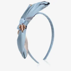 Blue & Gold Jacquard Hairband